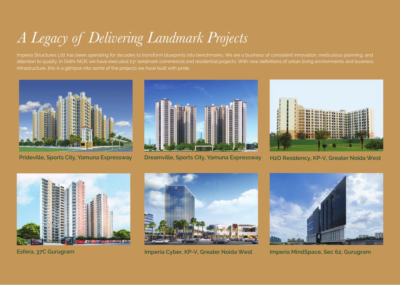Imperia landmark projects