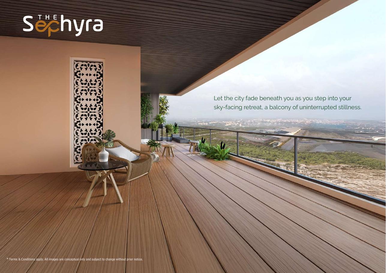 The Sephyra grand deck and balcony view
