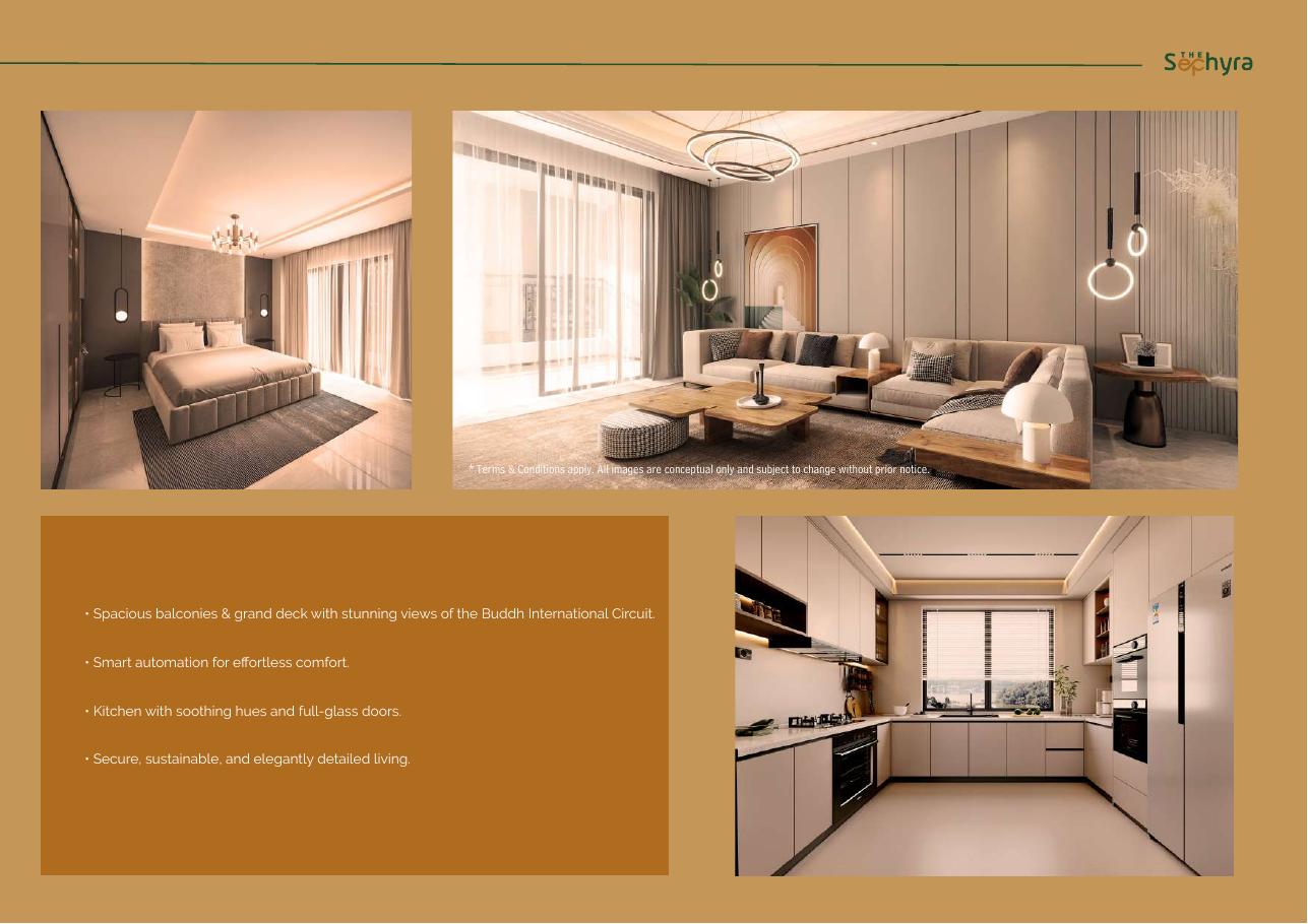 Residence interiors and kitchen